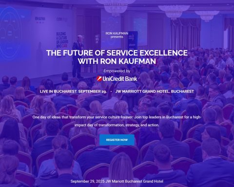 Ron Kaufman la București The Future of Service Excellence 29 septembrie 2025